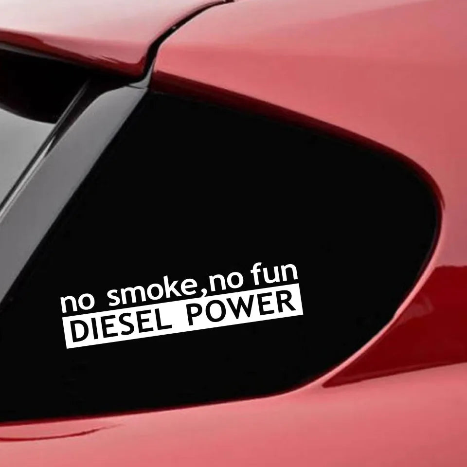 Sticker Diesel No smoke no Fun