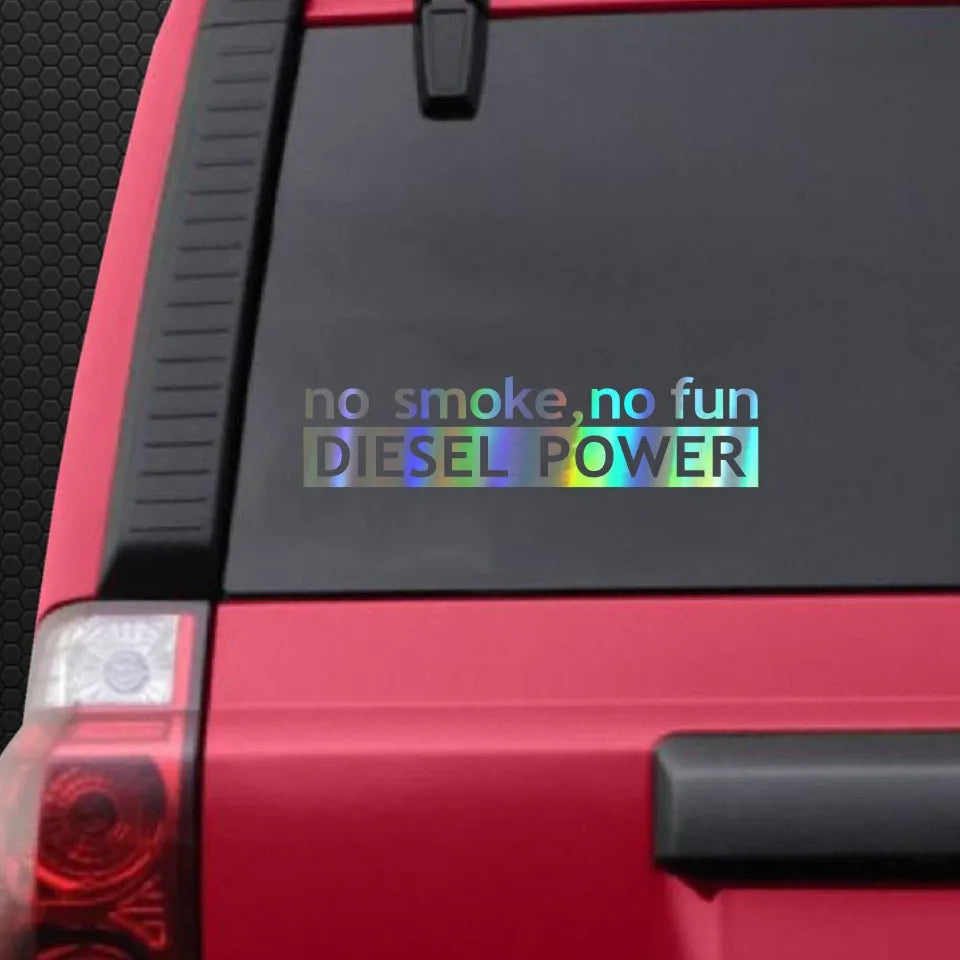 Sticker Diesel No smoke no Fun