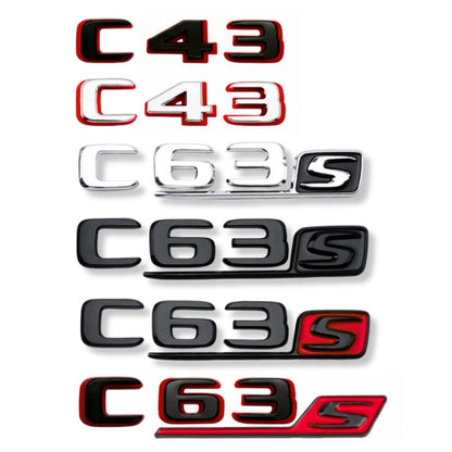 Logo Class C / C43 / C63S AMG Noir