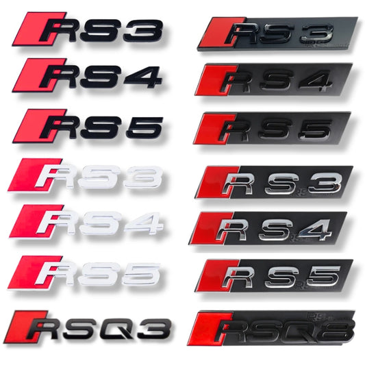 Logo audi RS3 RS4 RS5 RS6 RS7