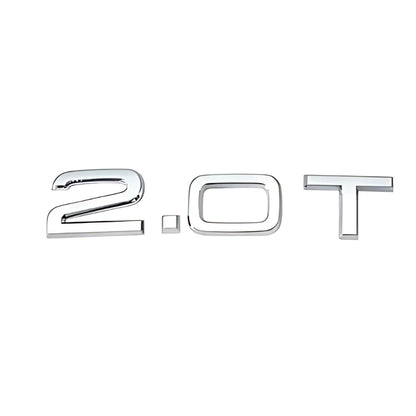 Logo Audi 1.8T 2.0T 3.0T 3.2 4.2 V6T V8T V10 W12