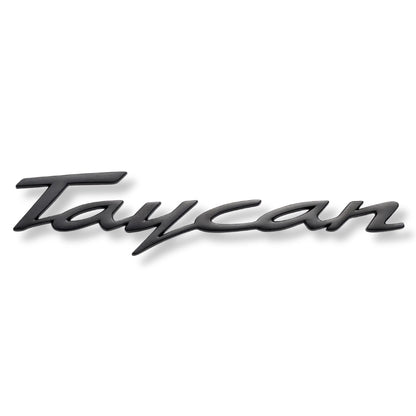 Badge Logo Arrière Porsche Noir