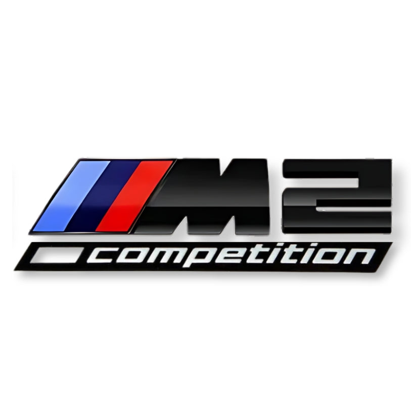 Logo BMW M / M2 / M3 / M4 / M5 Compétition Noir