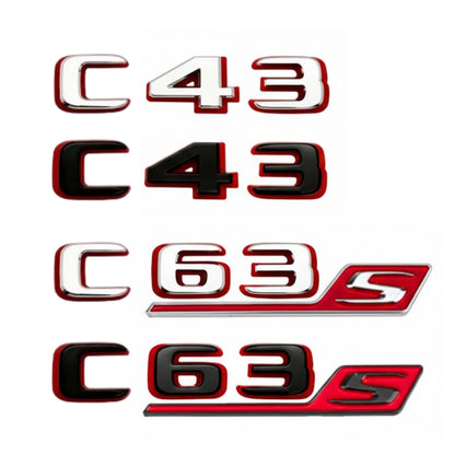 Logo Class C / C43 / C63S AMG Noir