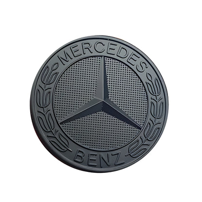 Logo Mercedes AMG Capot Noir 57mm