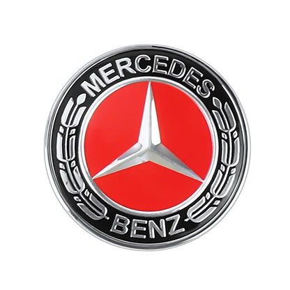 Logo Mercedes AMG Capot Noir 57mm