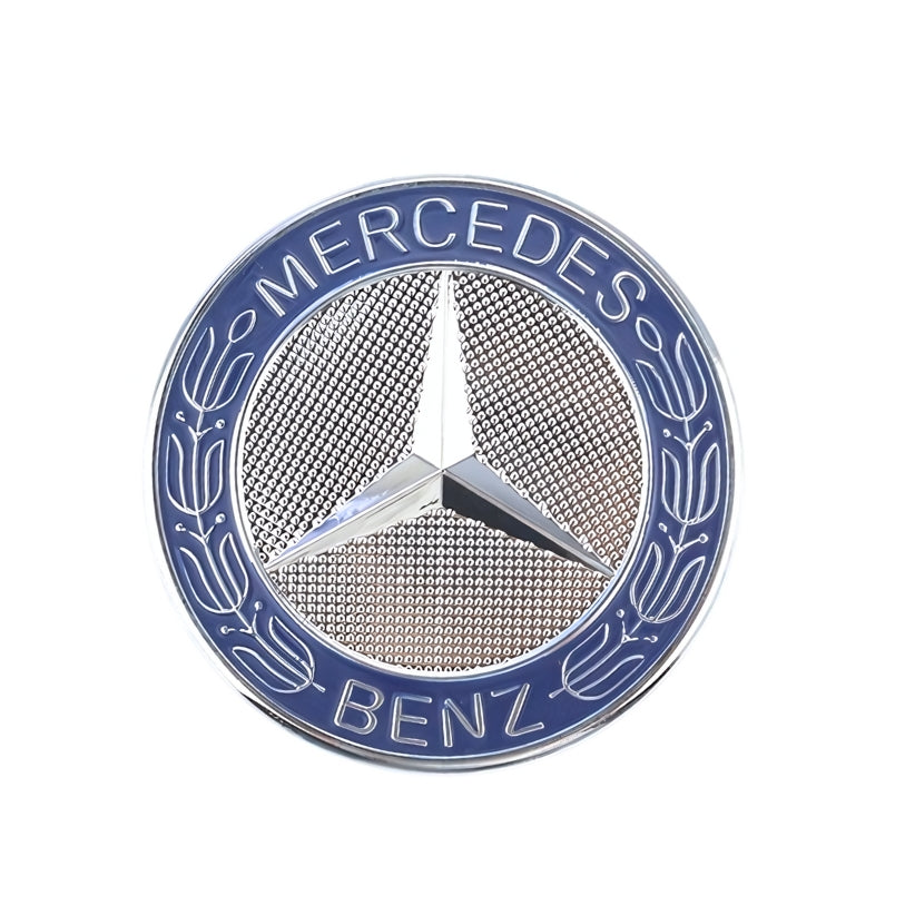 Logo Mercedes AMG Capot Noir 57mm