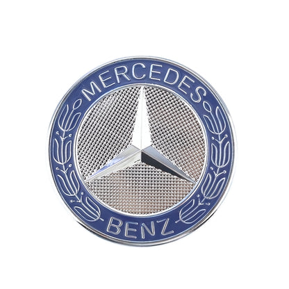 Logo Mercedes AMG Capot Noir 57mm