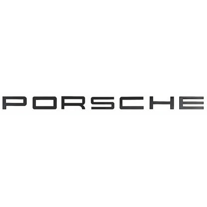 Badge Logo Arrière Porsche Noir