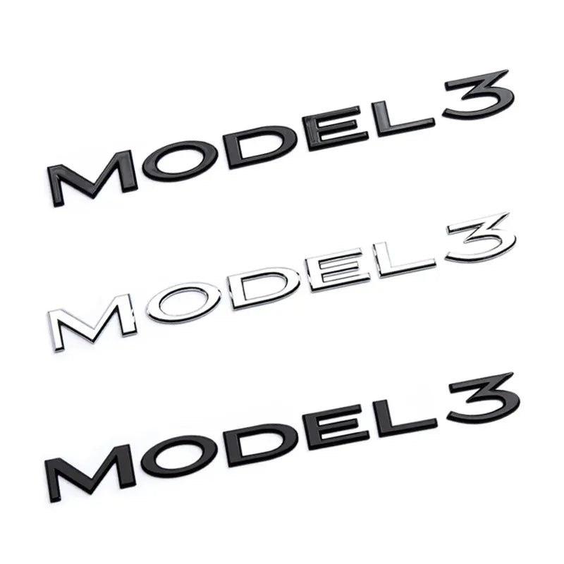 Logo Arrière MODEL 3 / Y Noir