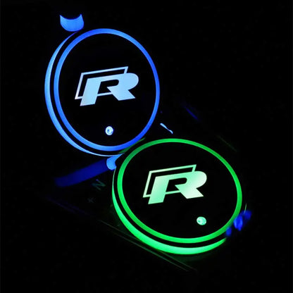 Logo Led R Usb Porte Gobelet