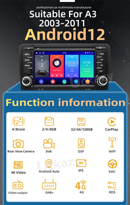 Android Car Play Audi A3 8P