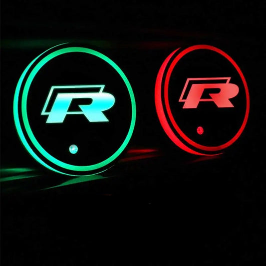 Logo Led R Usb Porte Gobelet