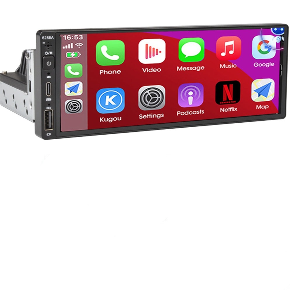 Autoradio GPS full tactile Bluetooth Android & Apple Carplay Audi TT , TTRS  + caméra de recul