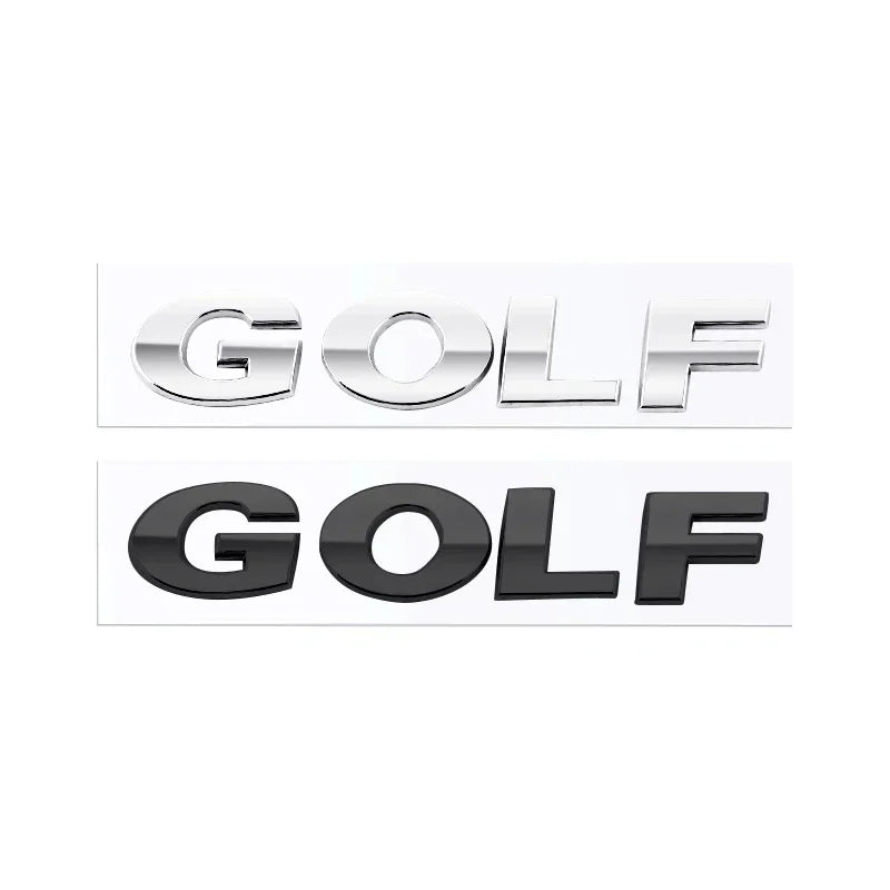 Logo lettres GOLF VW