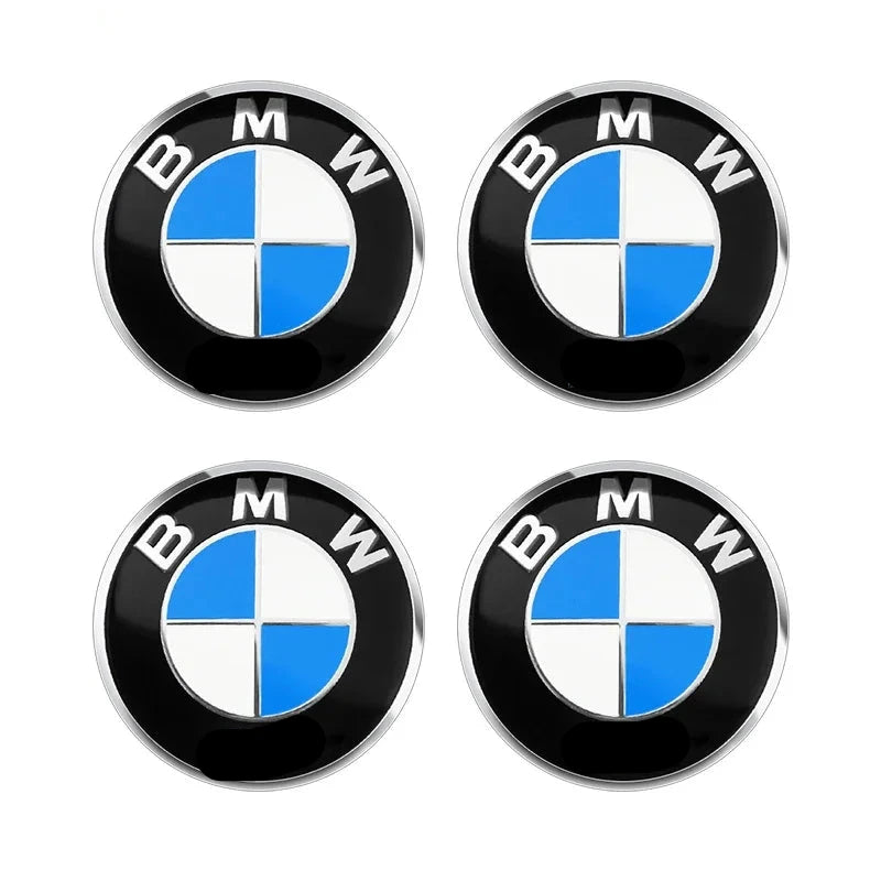 logo bmw blanc bleu roues