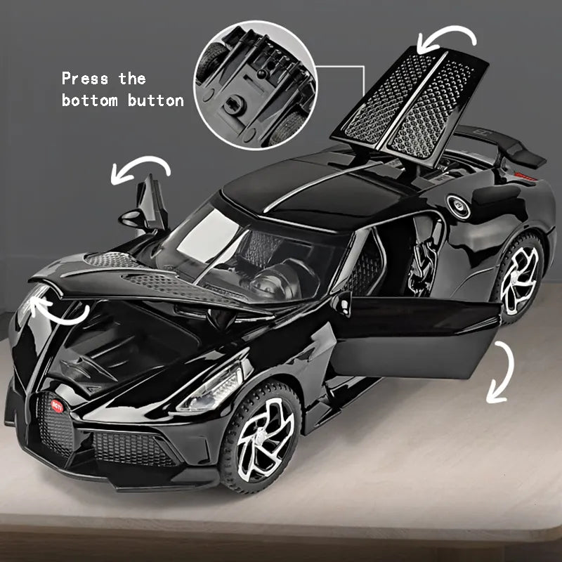 Miniature Bugatti La Voiture Noire 1:32