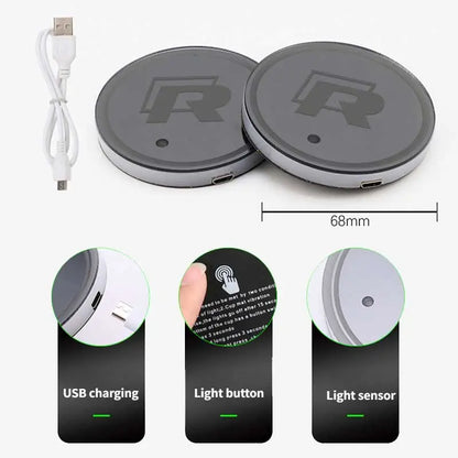 Logo Led R Usb Porte Gobelet