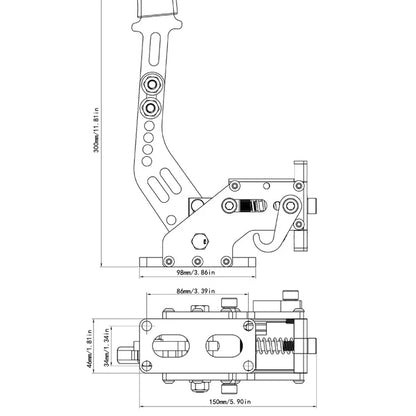 Frein a main hydraulique USB Sim racing