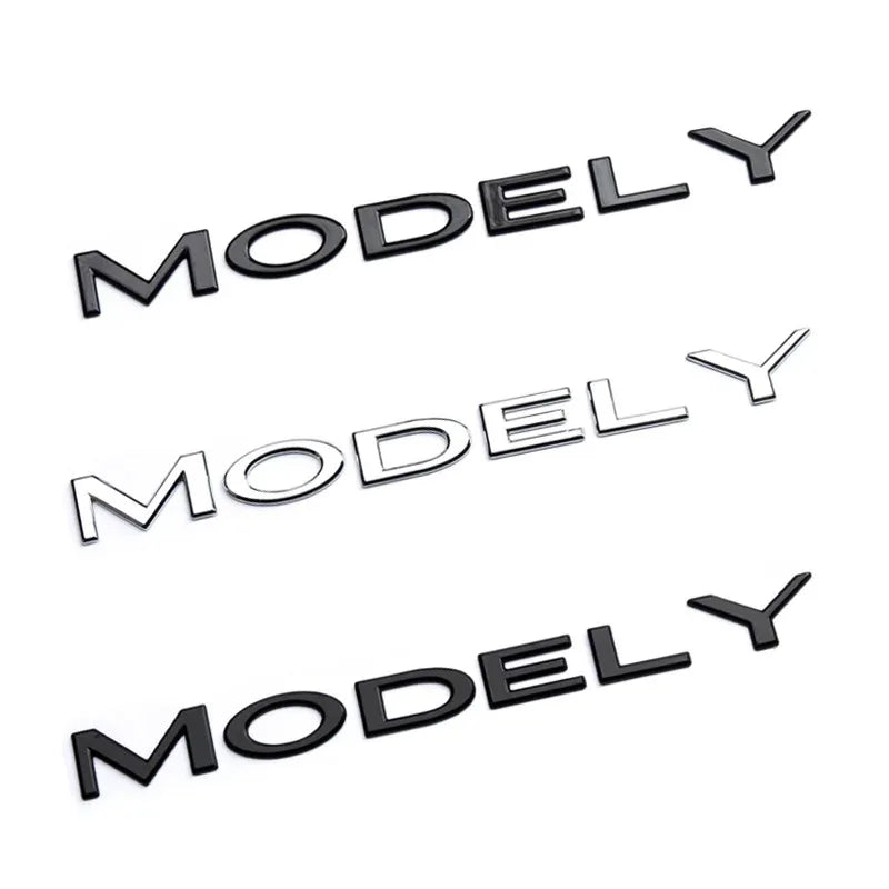 Logo Arrière MODEL 3 / Y Noir