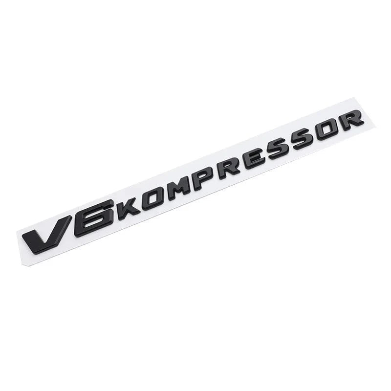 V6 kompressor logo noir