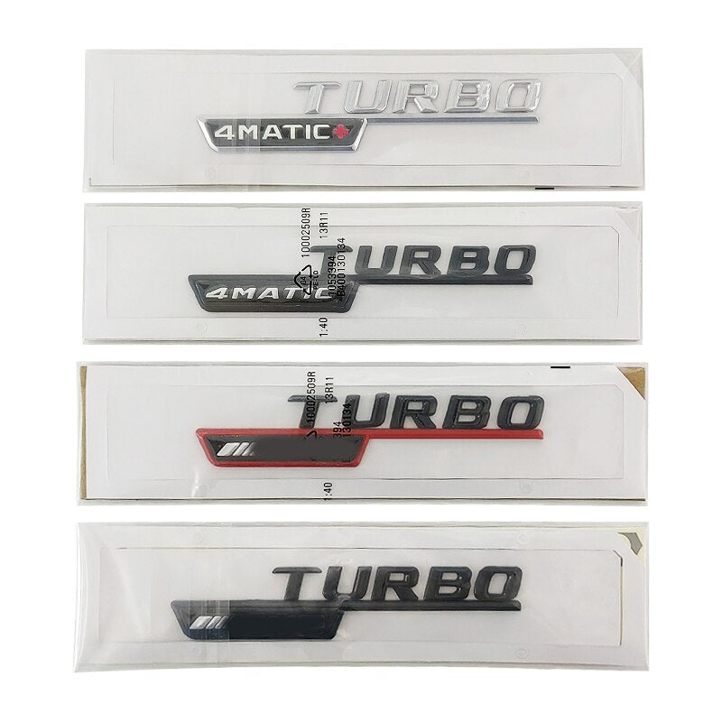 Logo Turbo 4Matic+ Noir