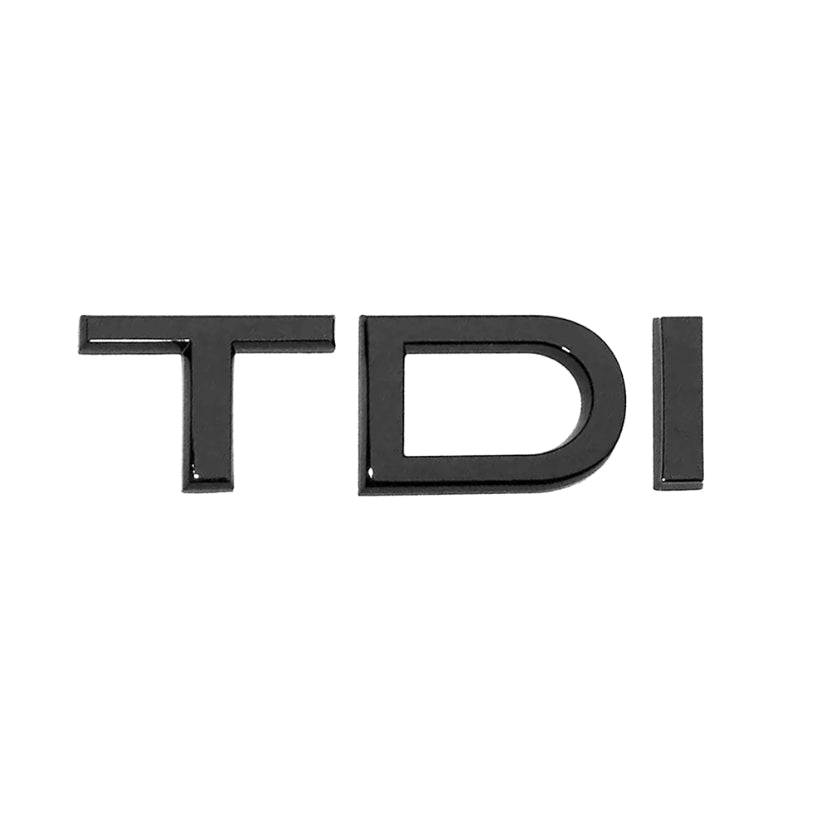 Logo TDI / 1.9Tdi / 2.0Tdi / 2.5Tdi / 2.7Tdi / 3.0Tdi Noir