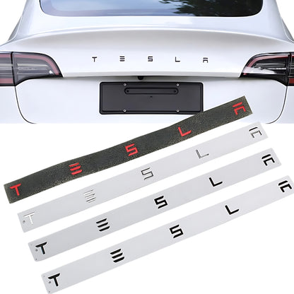 Logo Arrière Lettres TESLA