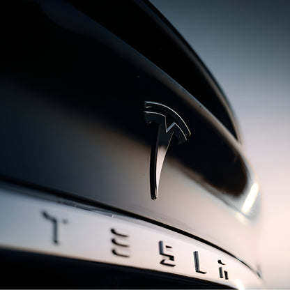 logo tesla arrière