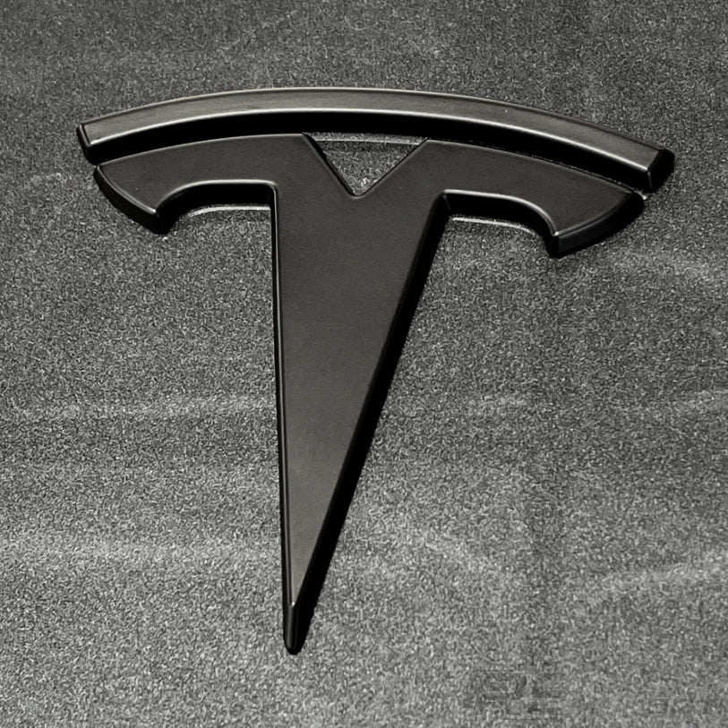 logo tesla noir