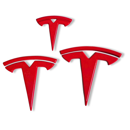 logo tesla rouge