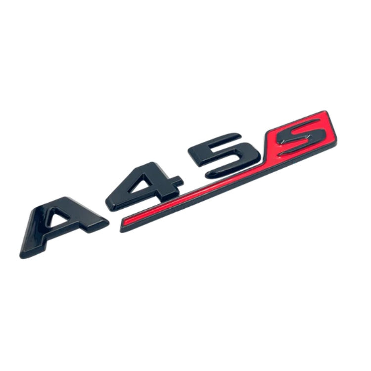 Logo A45 S AMG Noir Rouge