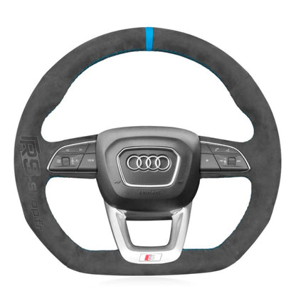 Couvre Volant Alcantara Audi Q3 Q5 Q7 Q8 méplat