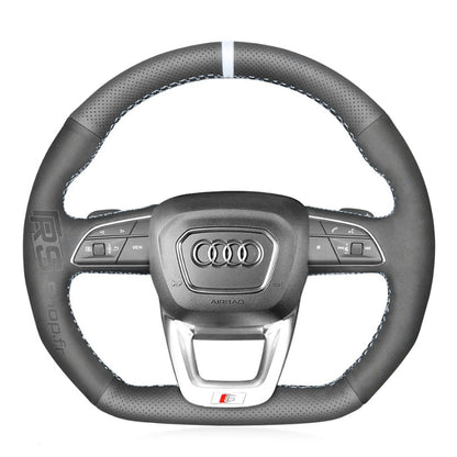 Couvre Volant Alcantara Audi Q3 Q5 Q7 Q8 méplat