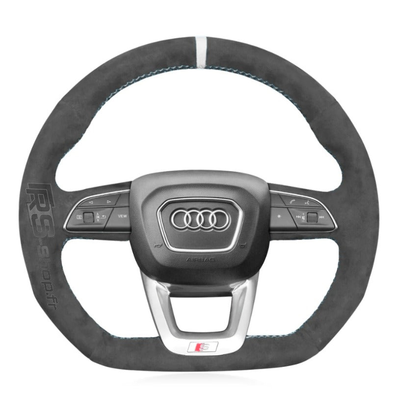 Couvre Volant Alcantara Audi Q3 Q5 Q7 Q8 méplat