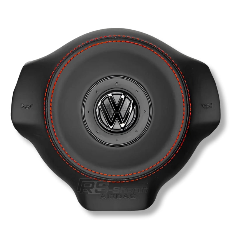 cache airbag cuir golf 6