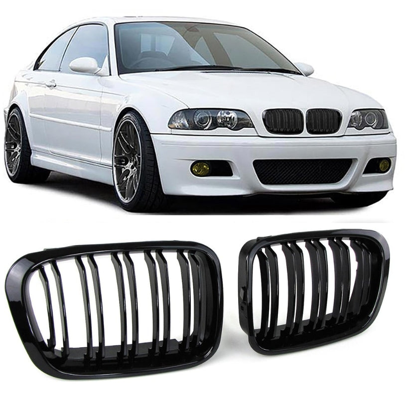 Grille Calandre Noir BMW Serie 3 E46