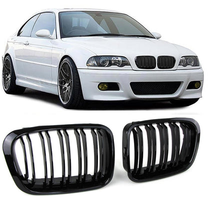 Grille Calandre Noir BMW Serie 3 E46