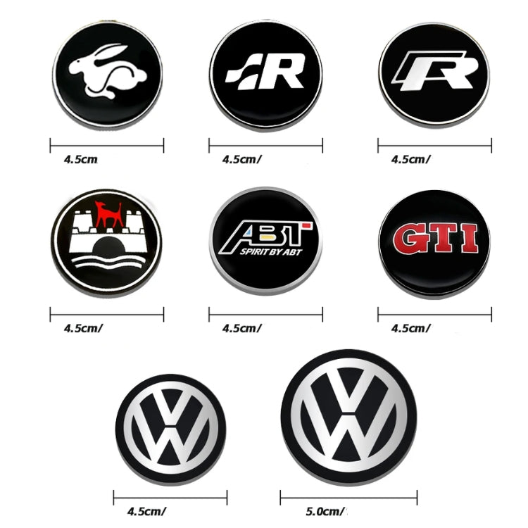 Logo Volant VW Golf 5 / 6 / 7 / GTI / R / 45mm