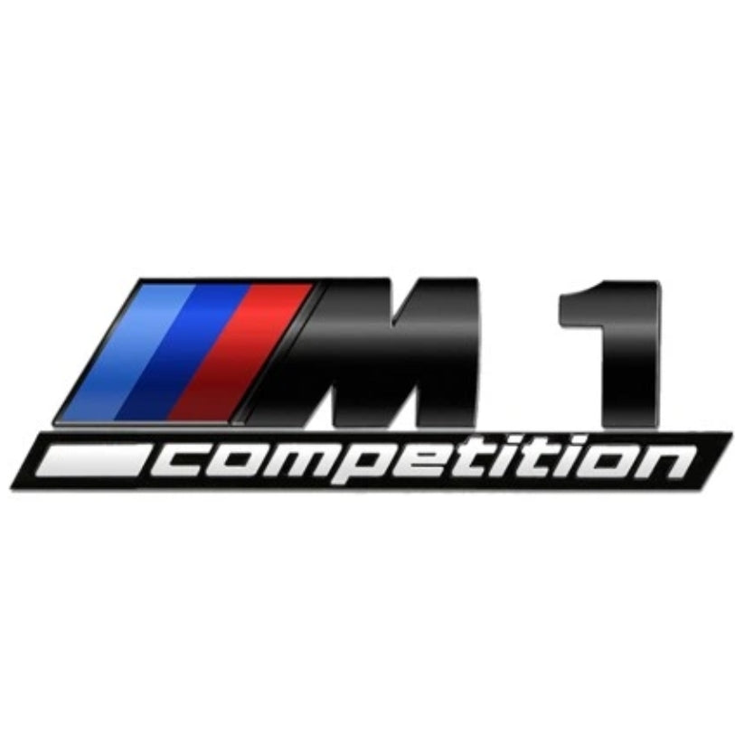 Logo BMW M / M2 / M3 / M4 / M5 Compétition Noir