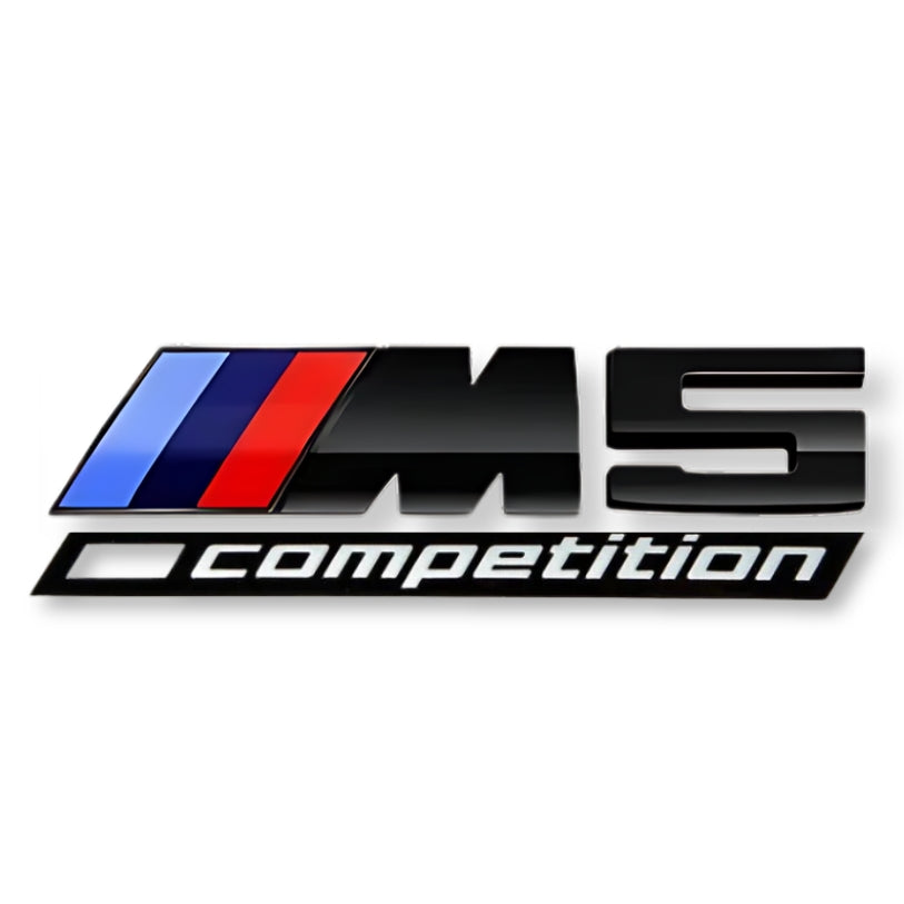 logo bmw m5 competition noir