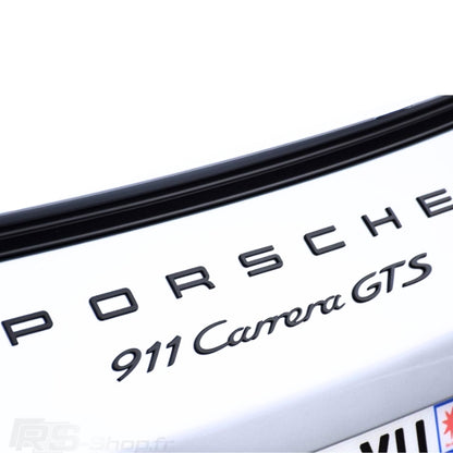 Badge Logo Arrière Porsche Noir