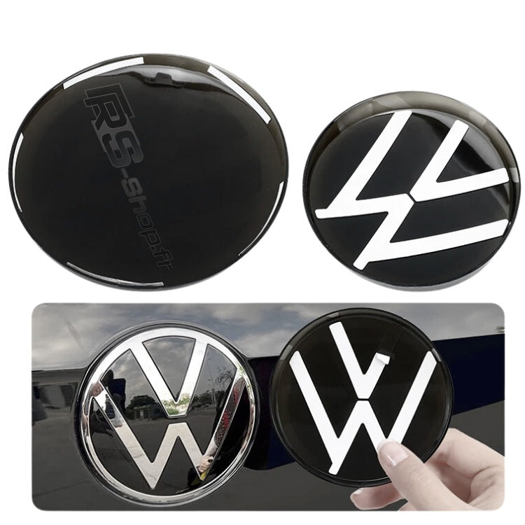 Logo VW Noir Facelift Golf 6 / 7 / 8