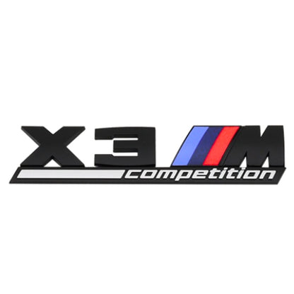 Logo BMW M / M2 / M3 / M4 / M5 Compétition Noir