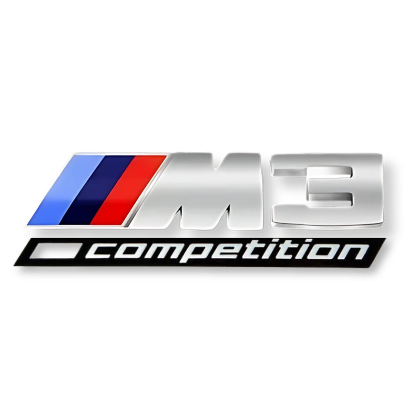 Logo BMW M / M2 / M3 / M4 / M5 Compétition Noir