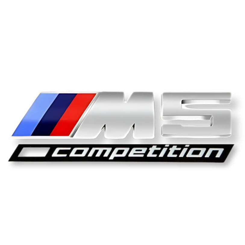 Logo BMW M / M2 / M3 / M4 / M5 Compétition Noir