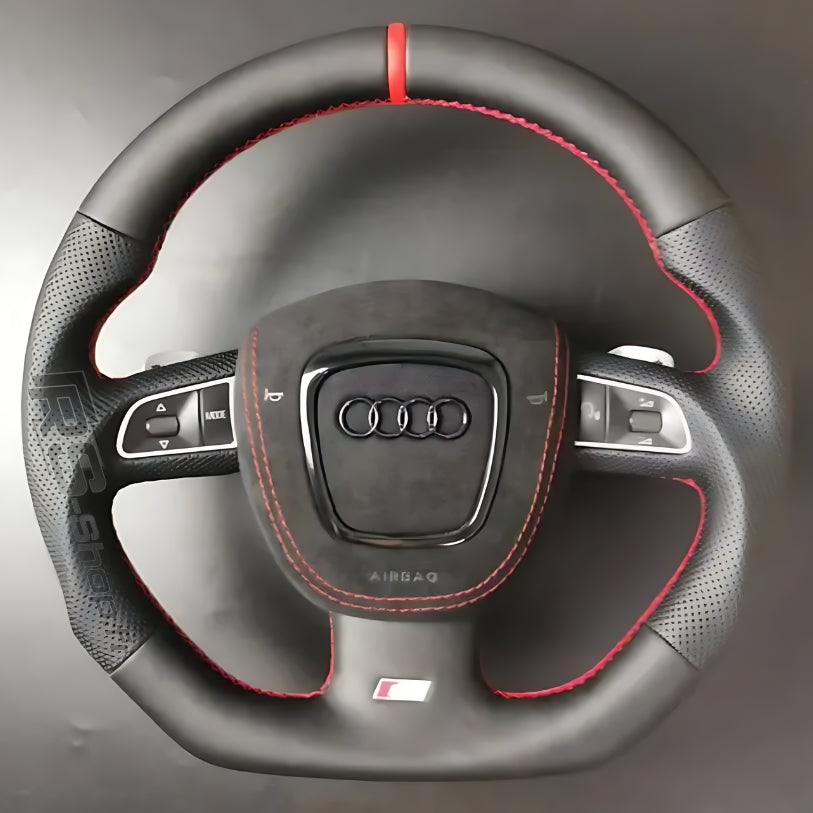 volant audi a3 8p cuir rouge