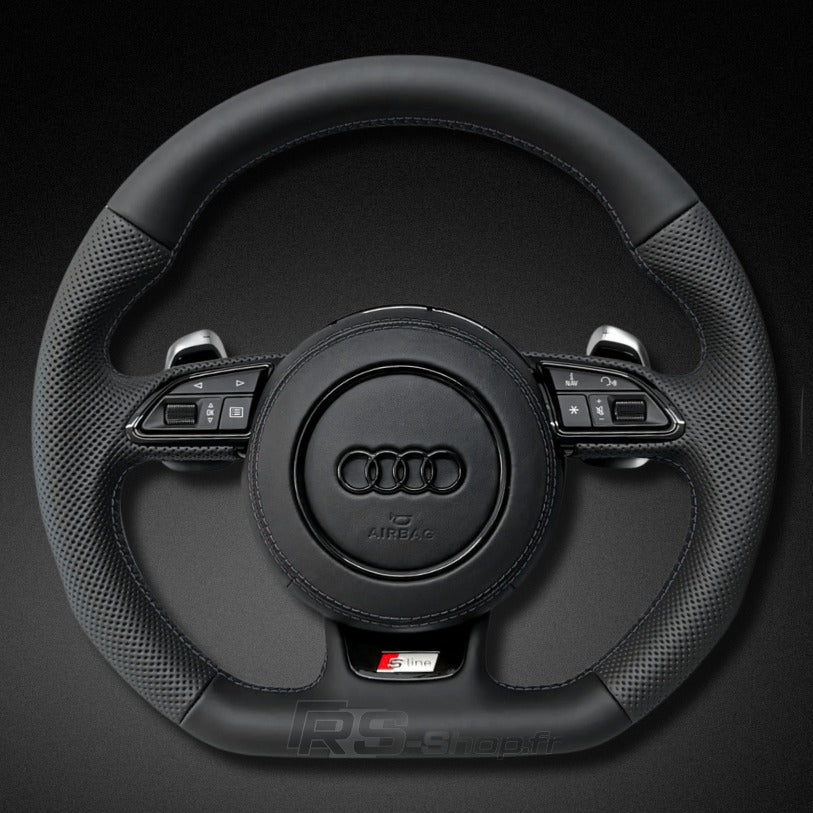 Volant Audi S-line Méplat Cuir