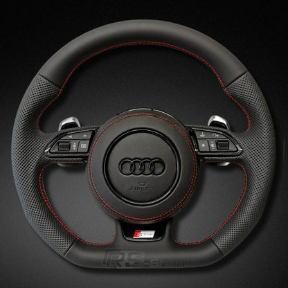 Volant Audi S-line Meplat Cuir / Alcantara