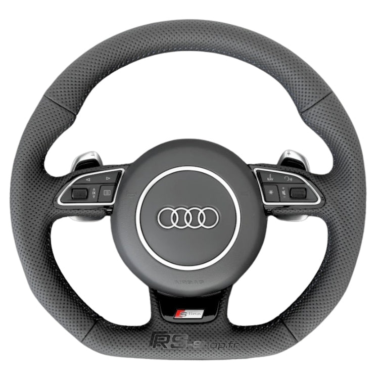 Centre de volant en cuir black Edition pour Audi A3 8V LCI A4 B9 et A5 –  Carsmatic - Accessoires